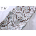 100% Polyester Floral Jacquard Sofa Cover Material